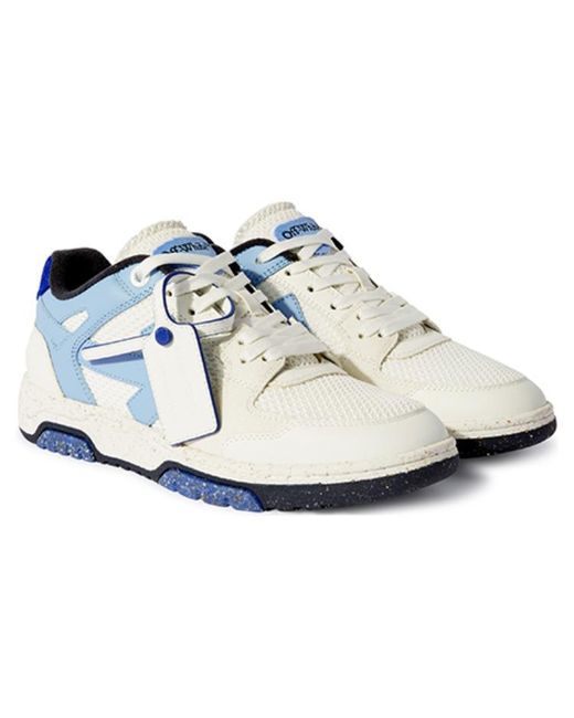 Off-White c/o Virgil Abloh Blue Slim Out Of Office Sneakers for men