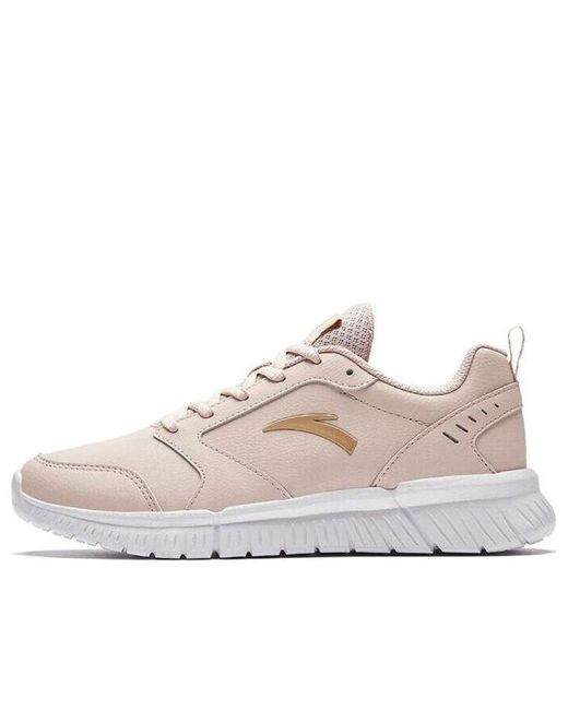 Anta White (Wmns) Running Series Sneakers 'Lotus Root'