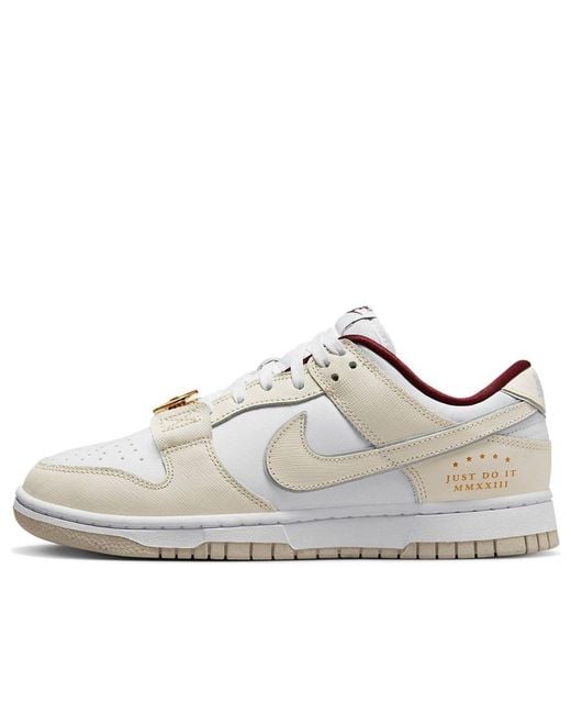 Nike White (Wmns) Dunk Low Se Just Do It Phantom'