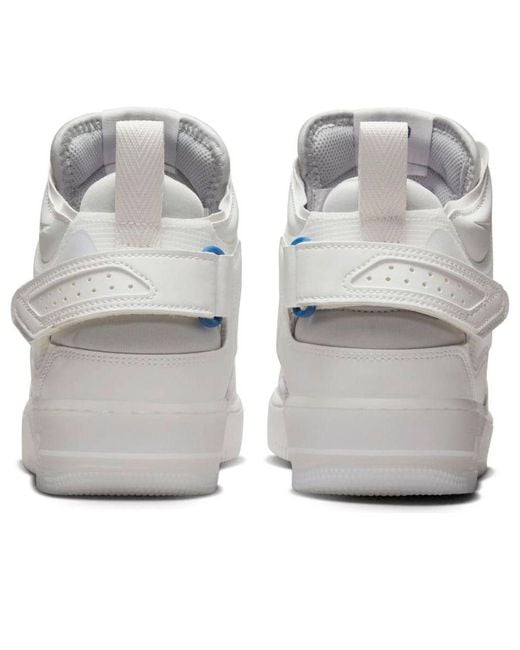 Nike White Air Force 1 Mid React 'Summit' for men