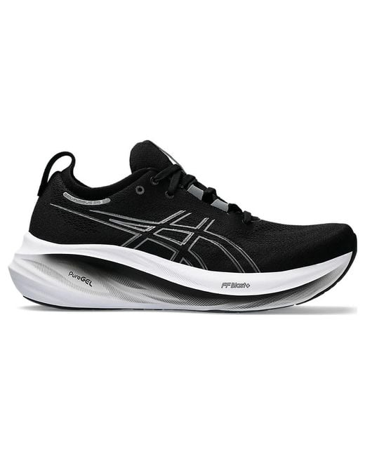 Asics Black Gel-Nimbus 26 Graphite' for men