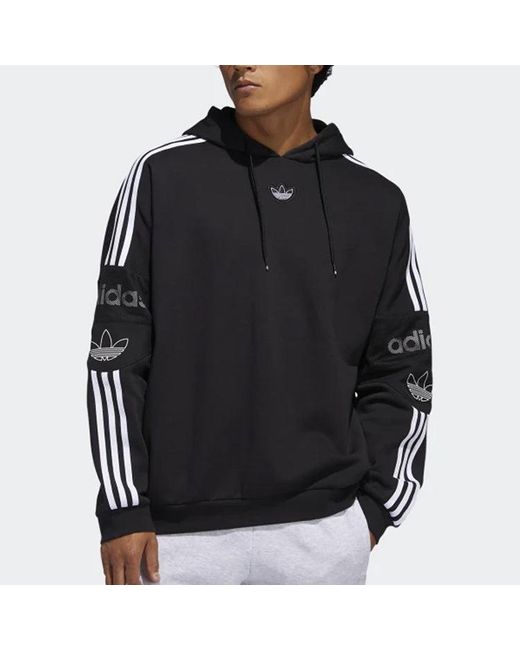 Adidas Black Originals Ts Trf Hoody Sports for men