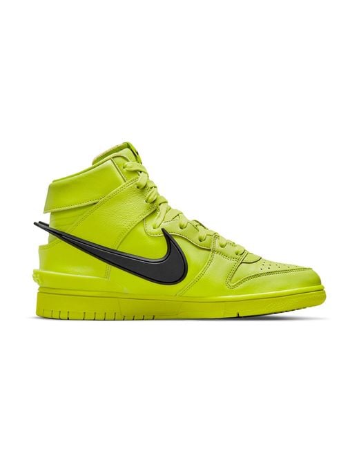 Nike Yellow X Ambush Dunk High 'Flash Lime' for men