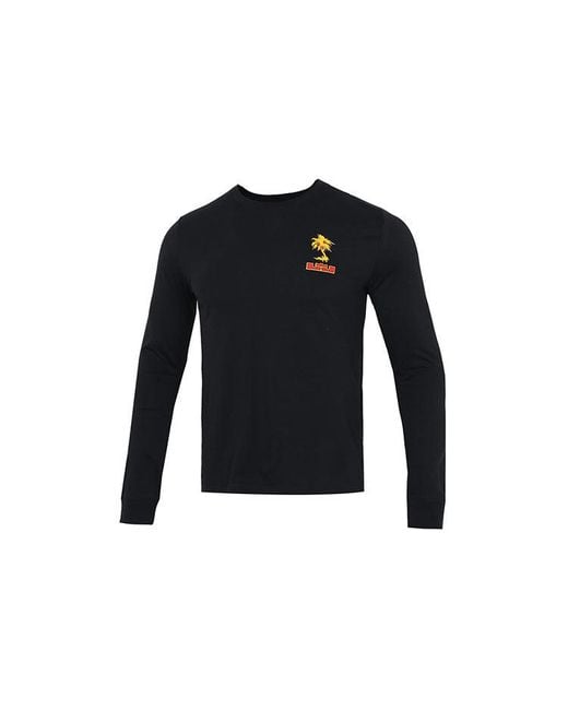 Nike Blue Lebron Sfg Basketball Sports Printing Round Neck Long Sleeves T-Shirt for men