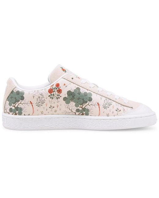 PUMA Pink (Wmns) Liberty Of London X Basket 'Floral'