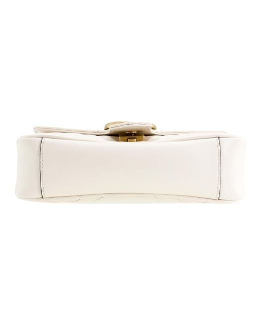 Gucci Natural (Wmns) Gg Marmont Series Mini Leather Clutch
