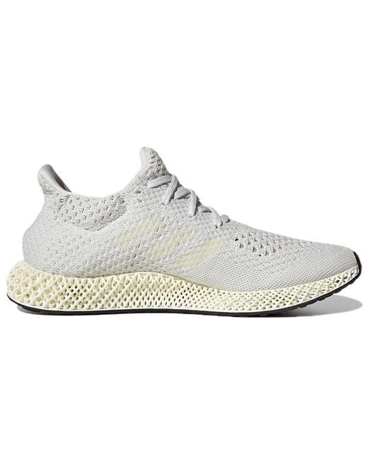 Adidas White Futurecraft 4D 'Crystal' for men