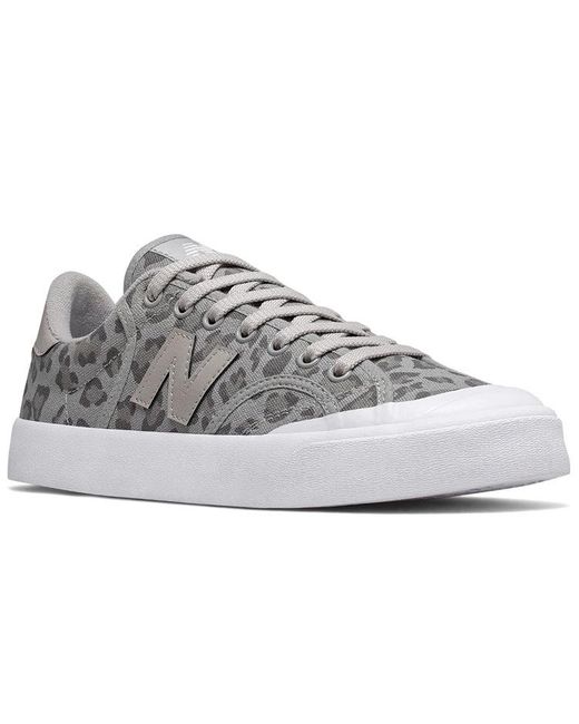 New Balance Gray Pro Court Retro Low Tops Casual Skateboarding Shoes for men
