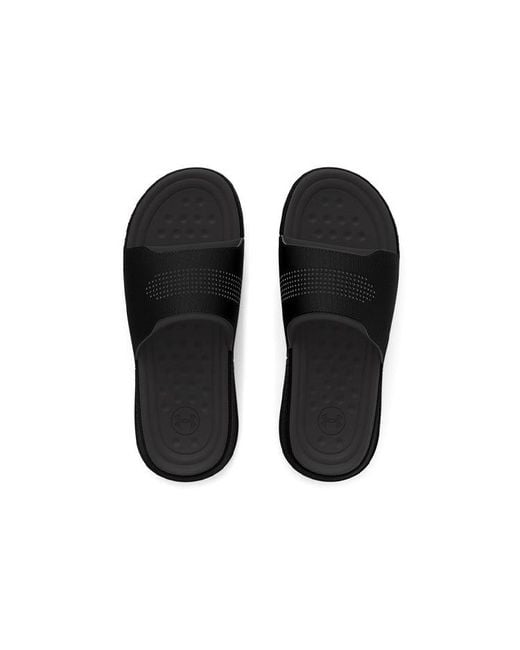 Under Armour Blue Ansa Elevate Slide Jet' for men