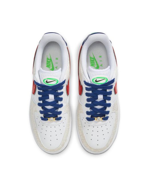 Nike White (Wmns) Air Force 1 '07 Lx 'Just Do It