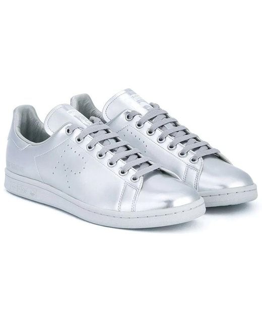 Adidas White Raf Simons X Stan Smith Metallic' for men