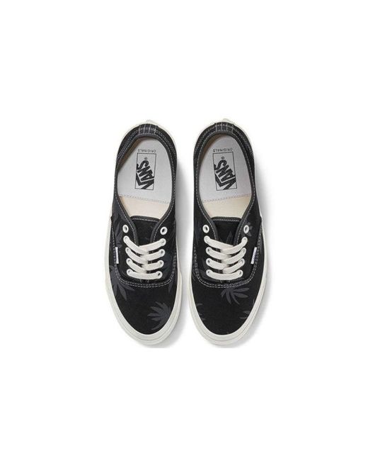 Vans Black Og Authentic Lx 'Island Leaf for men
