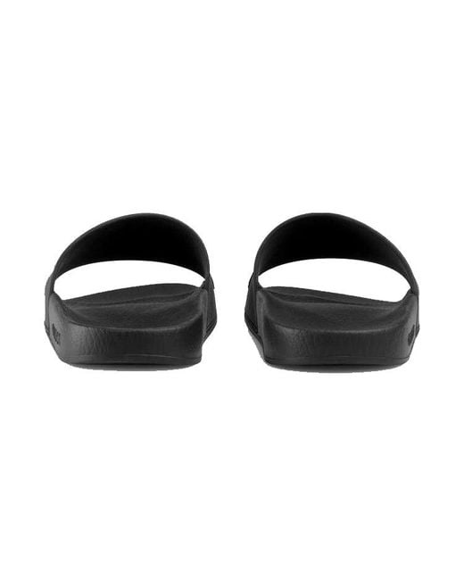 Gucci Black (Wmns) Logo Rubber Slide