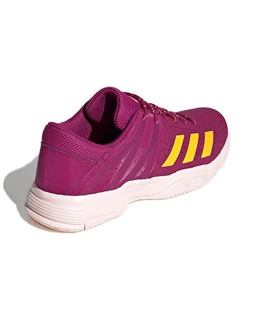 Adidas Purple Wucht P3 Wear-Resistant Non-Slip Badminton Sports Shoe for men