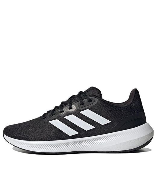 Adidas Black Runfalcon 3.0 Cloudfoam Low for men