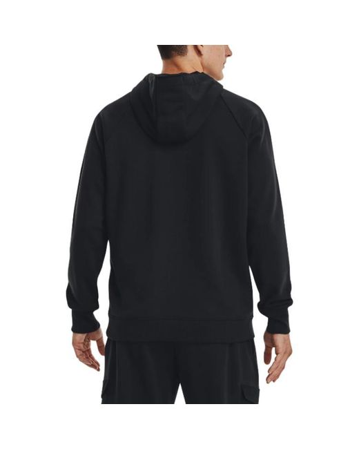 Under Armour Blue Heavyweight Terry Hoodie for men