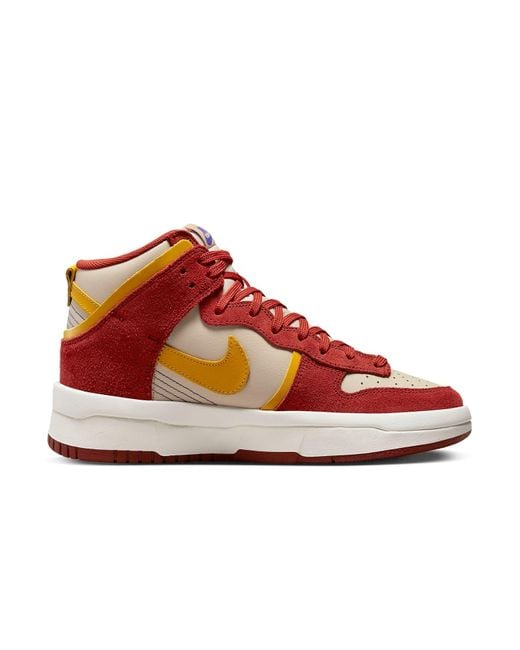 Nike Red Dunk High Up Shoes
