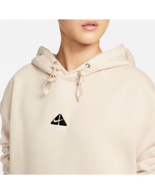 Nike Natural Acg Therma-Fit Pullover Fleece Hoodie Asia Sizing 'Sanddrift' for men