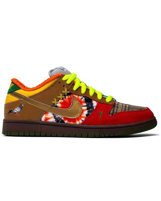 Nike Green Sb Dunk Low 'What The Dunk' for men