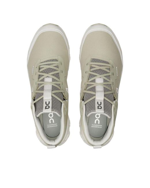 On Shoes White Cloudroam Waterproof 'Chalk Ice' for men