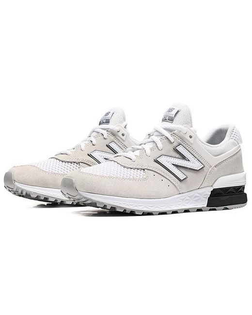 New Balance White 574 Sport Arctic Fox' for men