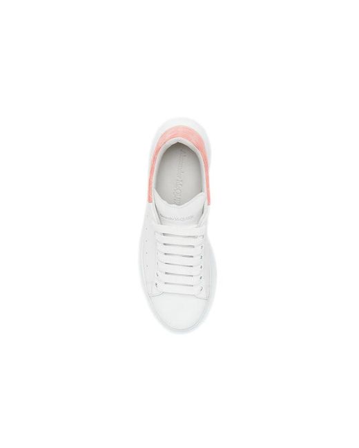 McQueen White (Wmns) Oversized Sneaker Pastel Crocodile'
