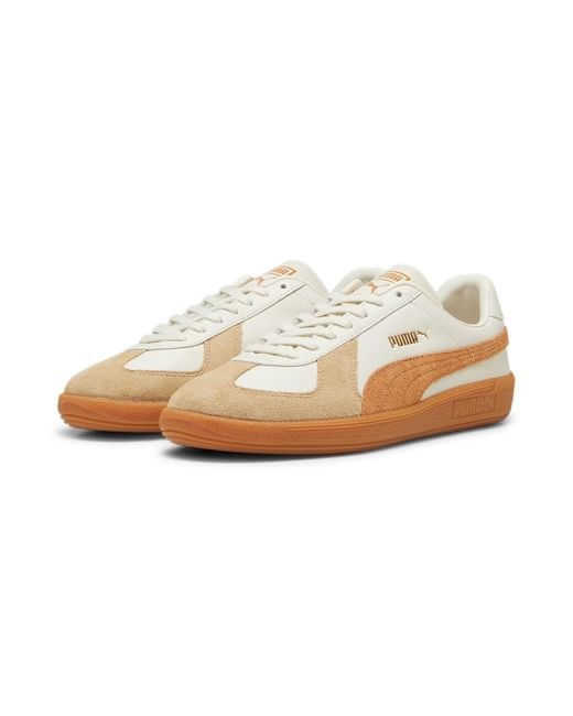 PUMA White Army Trainer Tan Gum' for men