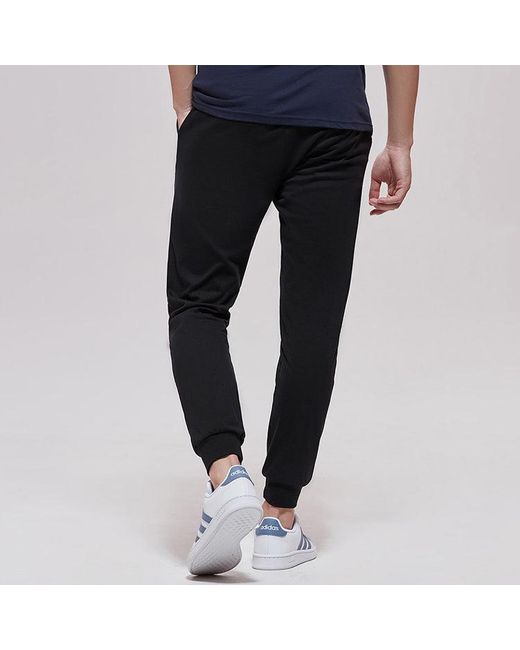 Adidas Black Neo Ce Lgtwght Tp Small Logo Sports Pants for men