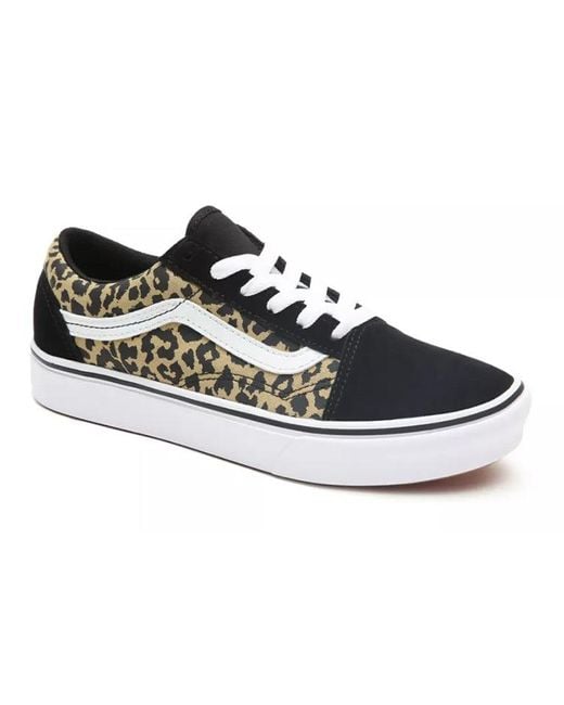 Vans Black Comfycush Old Skool Kids 'Leopard' for men