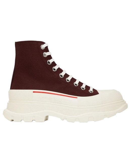 Alexander McQueen Brown Tread Slick Boots for men