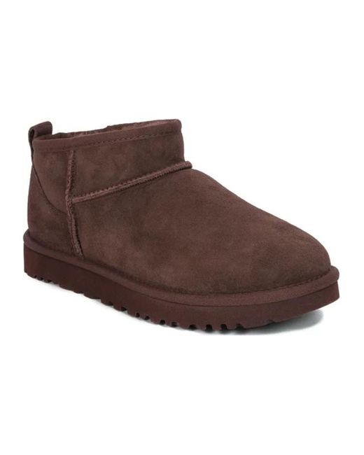 Ugg Brown (Wmns) Classic Ultra Mini Boot 'Burnt Cedar'