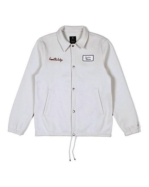 Nike Blue X Union La Coaches Jacket Beige for men