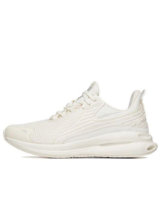 Anta White (Wmns) Running Life Series Sneakers 'Ivory'