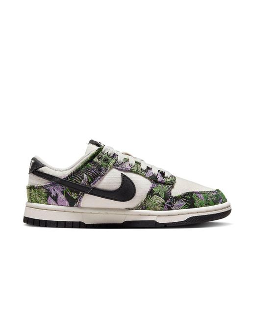Nike Black (Wmns) Dunk Low Next Nature 'Floral Tapestry'