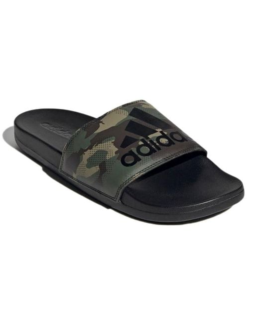 Adidas Green Adilette Comfort Sandals Casual Sports Slippers Camouflage
