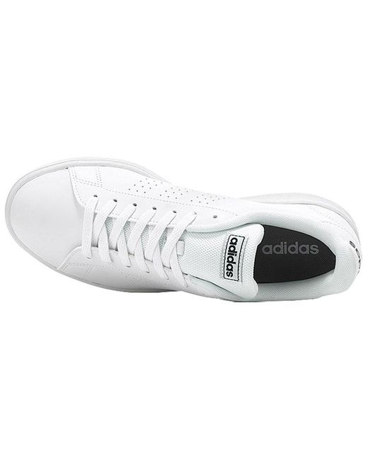 Adidas White Advantage Base Trace' for men