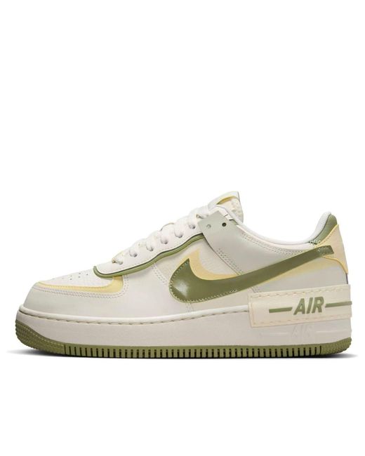 Nike White (Wmns) Air Force 1 Shadow 'Pale Ivory Oil'