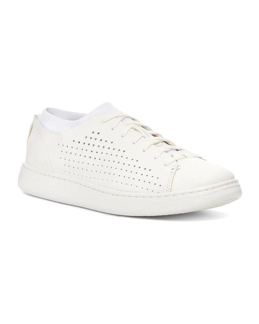 Ugg White Pismo Cozy Casual Sports Low Tops Skateboarding Shoes for men