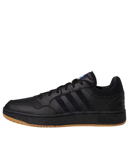 Adidas Black Hoops 3.0 Low Gum' for men
