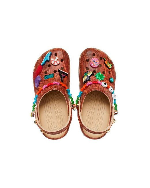 CROCSTM Red Sza X Classic Clog 'Woodgrain' for men