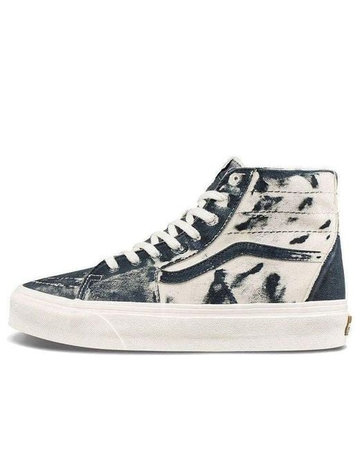 Vans Blue Eco Theory Sk8-Hi Tapered High-Top Sneakers