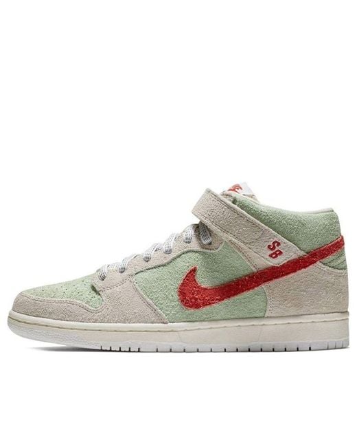 Nike White Sb Dunk Mid Widow' for men