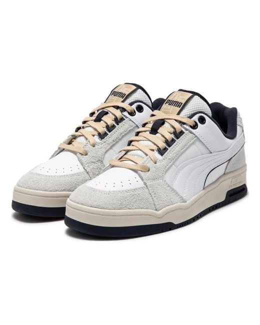 PUMA White Slipstream Lo 'Service Line'