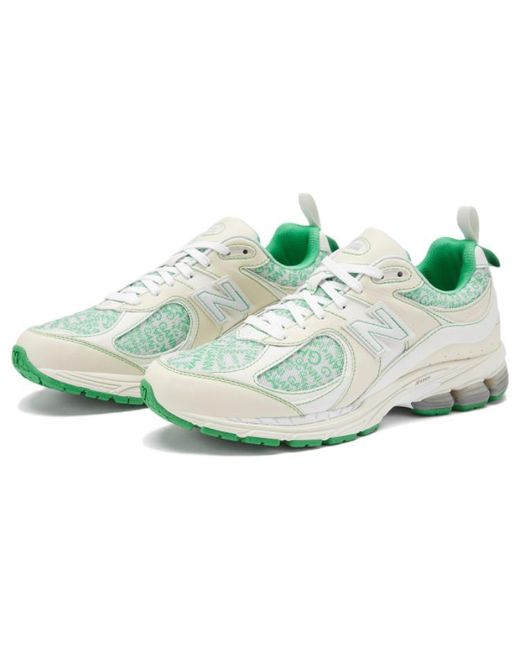 New Balance White Ganni X 2002r for men