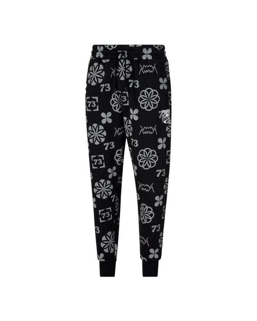PUMA Black Booster Clyde Print Pants for men