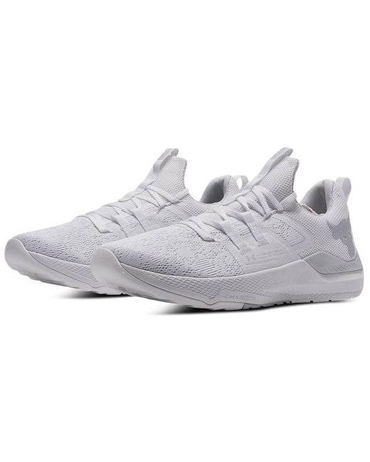Under Armour White Project Rock Bsr for men