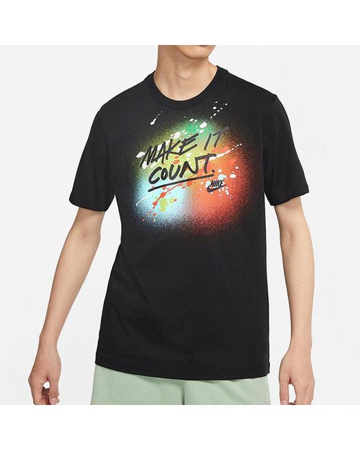 Nike Black As Sportswear Ss Tee1 for men