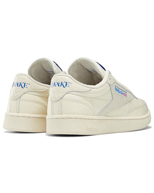 Reebok White Awake Ny X Club C 85 Snakeskin' for men