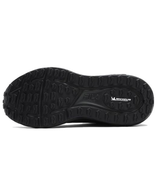 Fila Black Boa Explorer Shoes 'Triple' for men