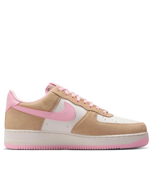 Nike Pink Air Force 1 Low '07 Lv8 'Rattan Phantom Medium Soft' for men